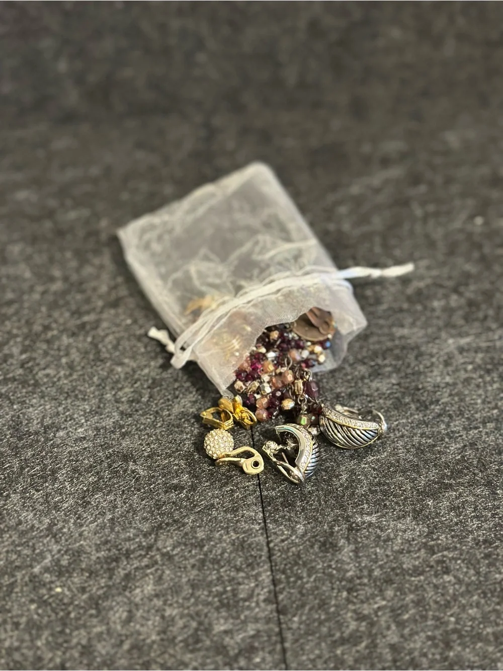 Mystery Earring Jewelry Bag